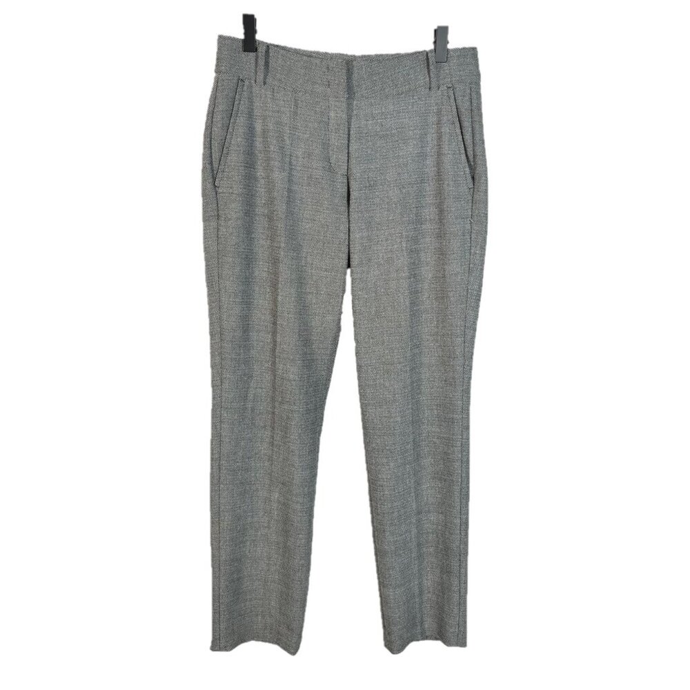 Cambio Black & White Straight Leg Trousers